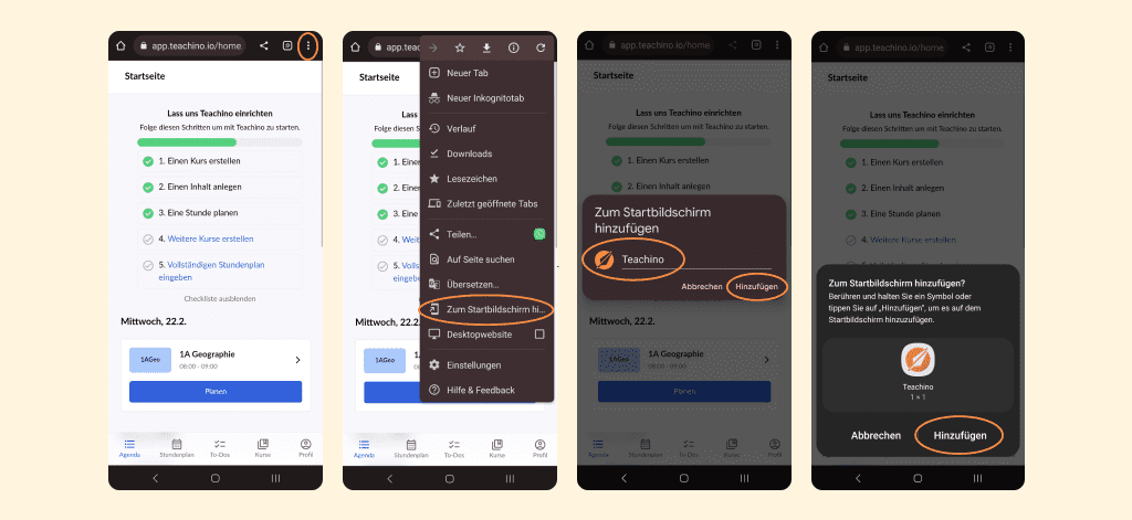 Unterrichtsplanung am Smartphone: So kommt Teachino auf Dein Handy