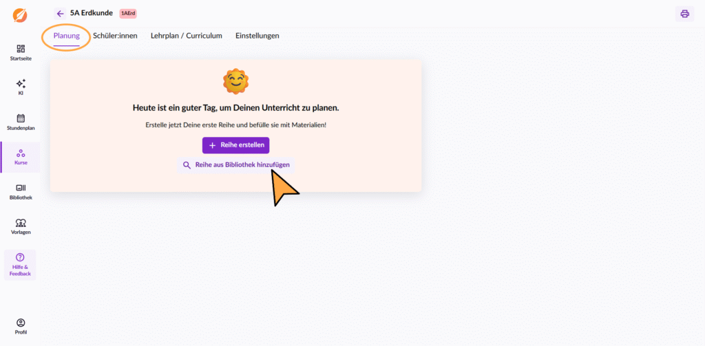 Reihen wiederverwenden