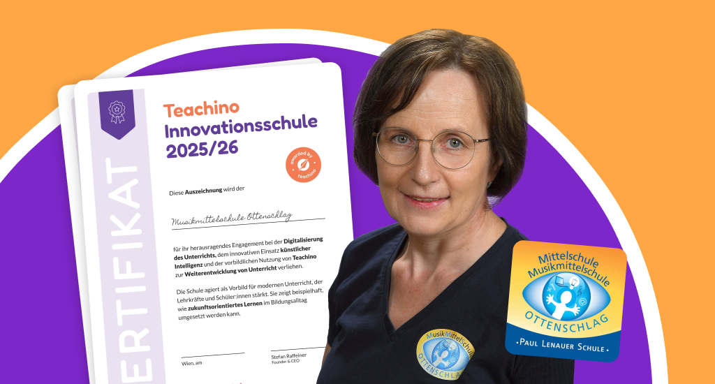 Maria Eckel von der Musikmittelschule Ottenschlag erzählt über Teachino