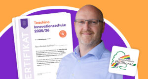 Dennis Take von der Musikmittelschule Ottenschlag erzählt über Teachino